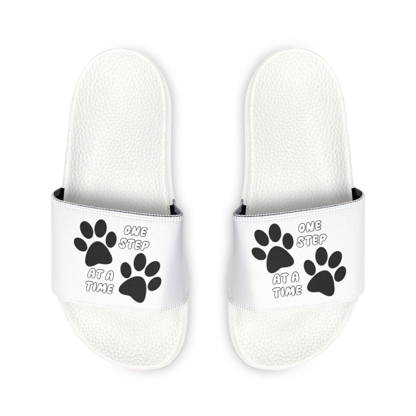 Youth Removable-Strap Sandals with Cute Paw Print Design - Perfect for Animal Lovers!