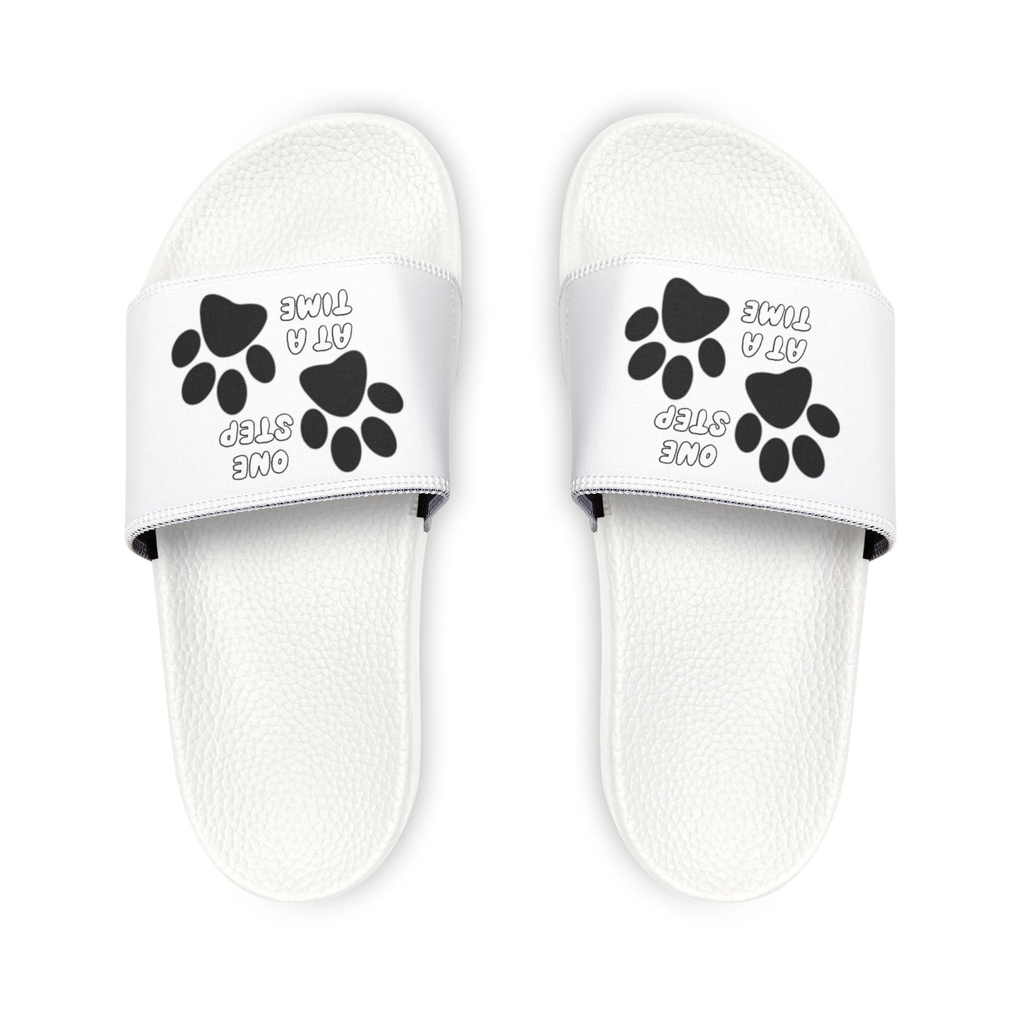 Youth Removable-Strap Sandals with Cute Paw Print Design - Perfect for Animal Lovers!