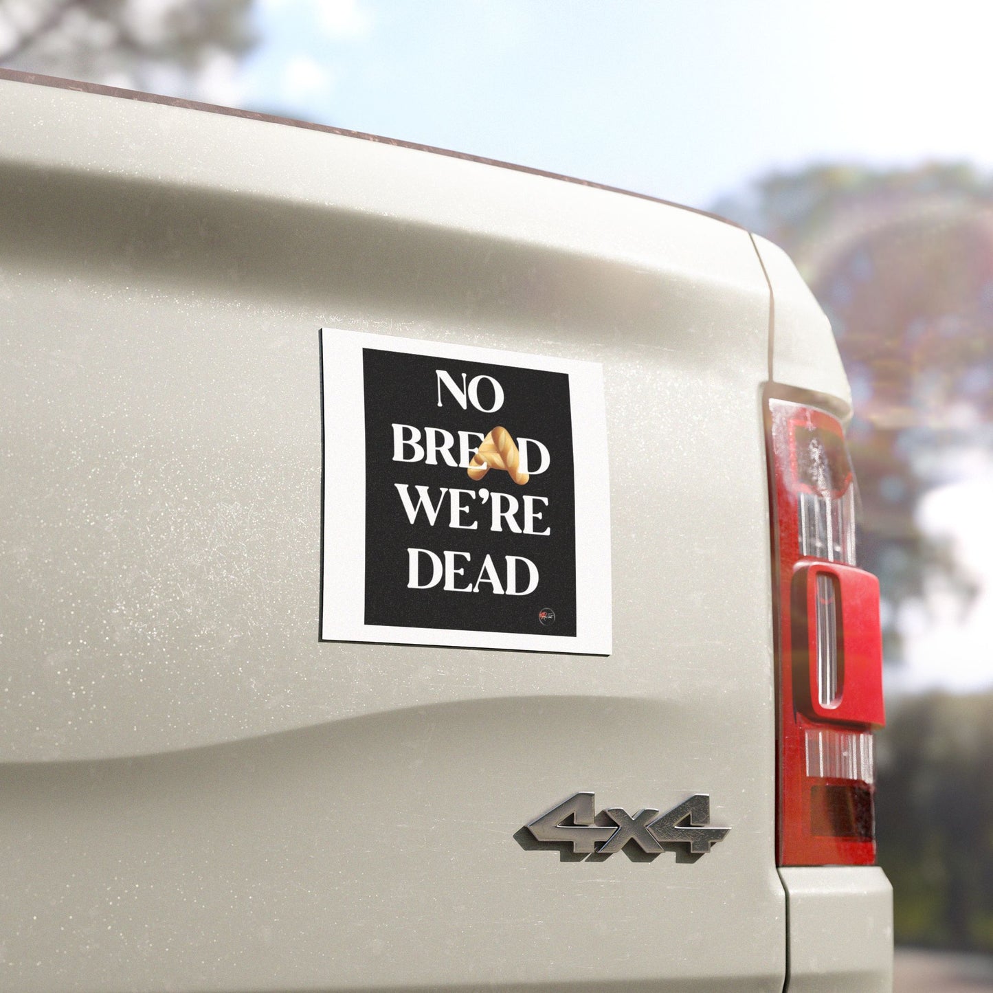 Funny No Bread Car Magnets – Humorous Auto Decor for Bread Lovers