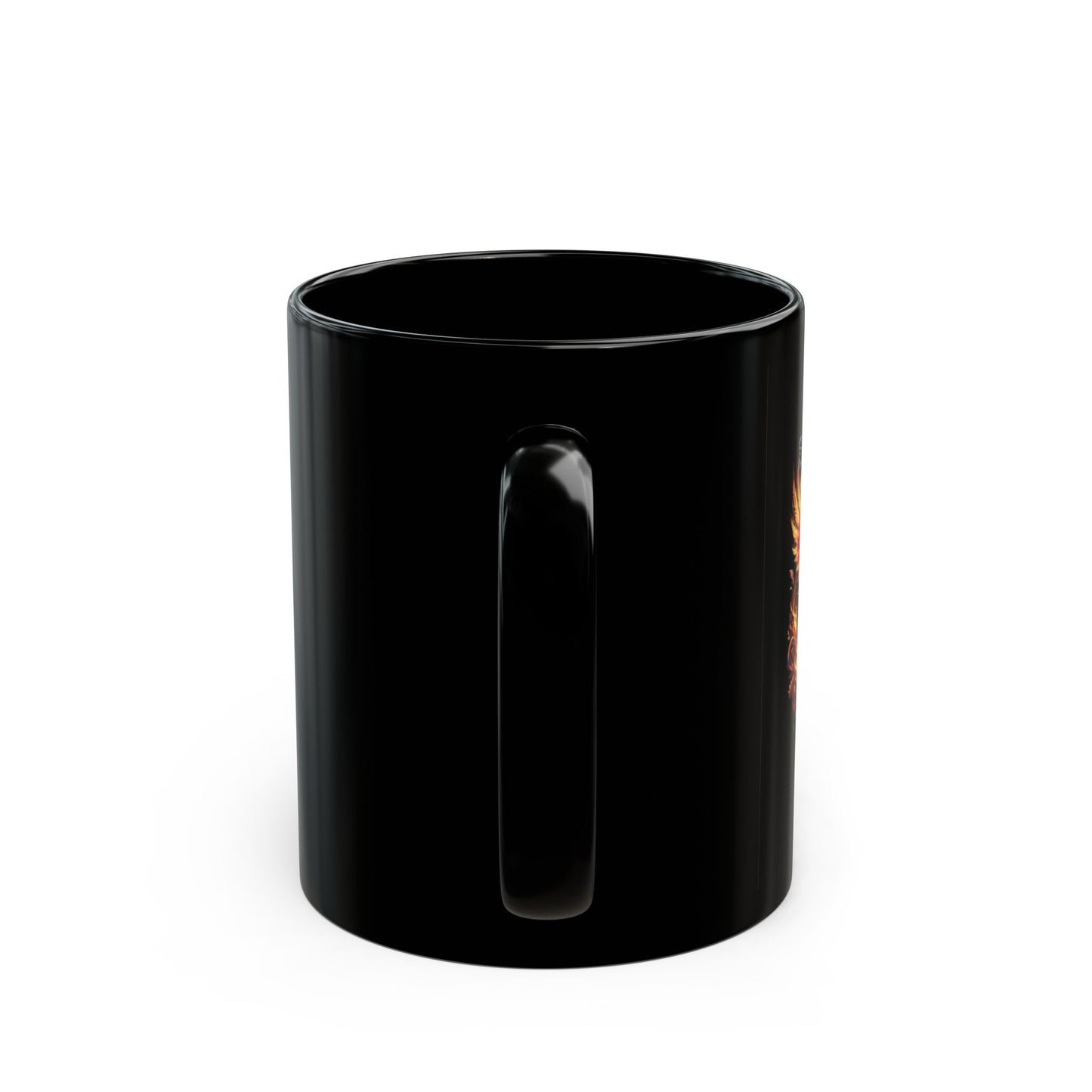 Savage Alpha Phoenix Embrace Black Ceramic Mug - 11oz & 15oz